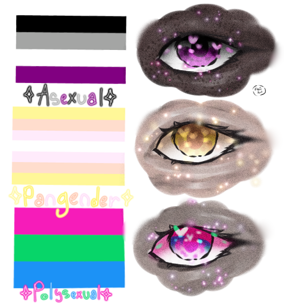 LGBTQ+ Flags as Eyes 5