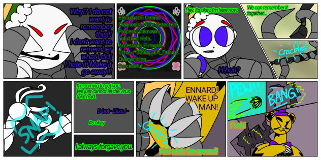 N-o Closure. p9 FNaF fanmade comic