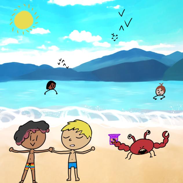 beach time, even though its winter!