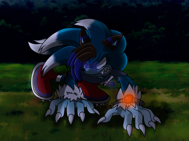 Blue the werehog Freal mode
