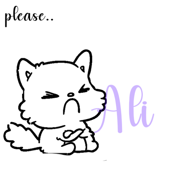 Please shut up (GIF sticker)
