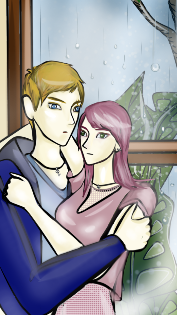 behind the window - ibisPaint