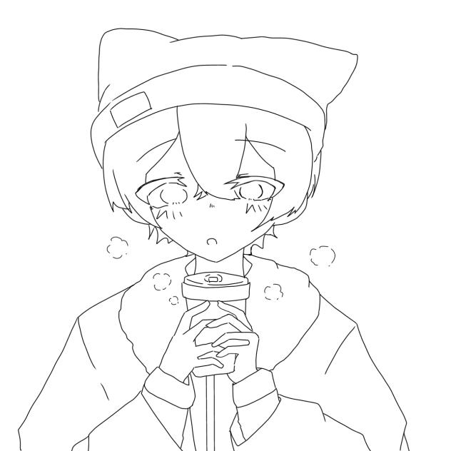 塗り絵大会の塗り絵！！！(？)