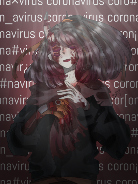 redraw ( coronavirus as human)