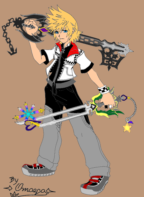 kingdom hearts 2 roxas