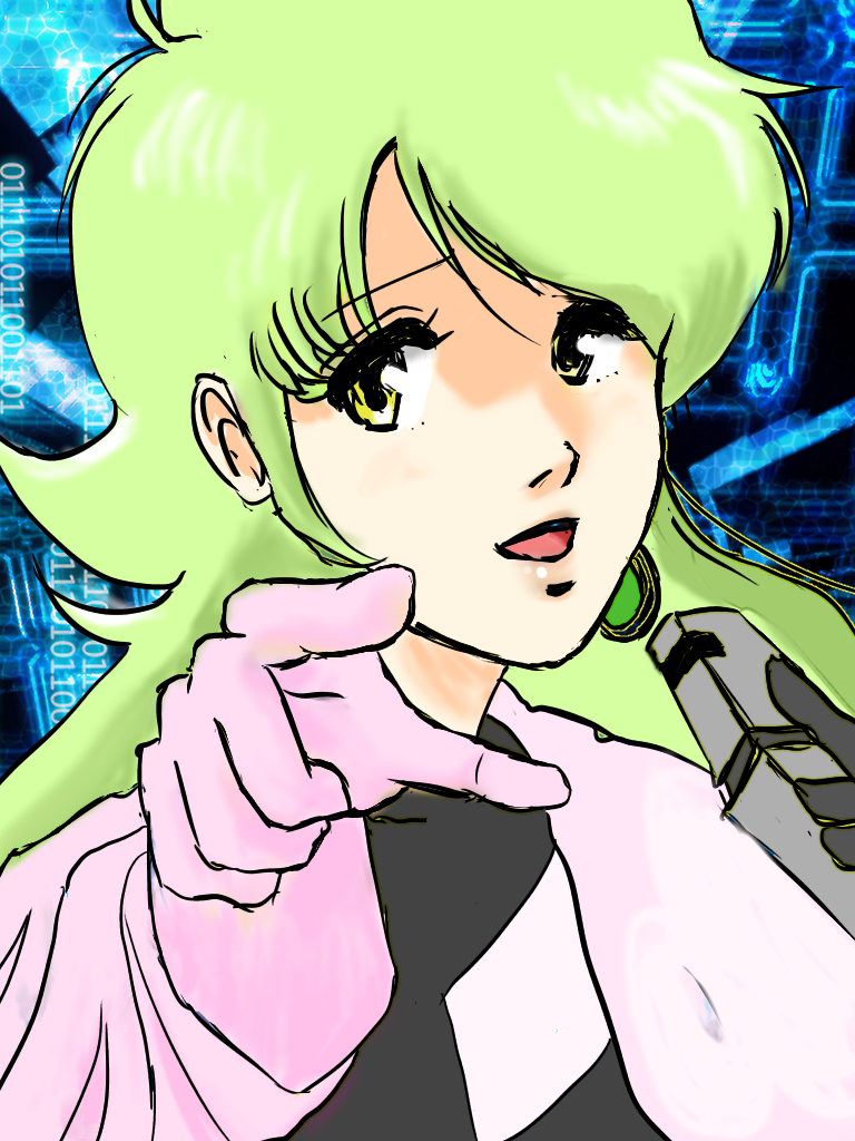 メガゾーン23 時祭イヴ 模写 - ibisPaint
