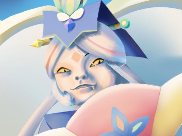 Azure Serpent Sage (close up)