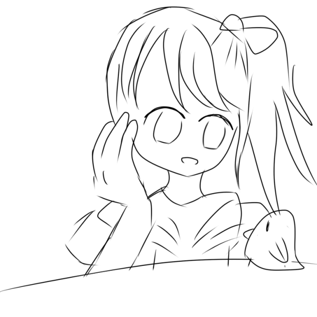 線画ぁ