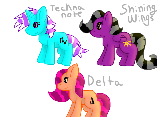 New ponies - ibisPaint