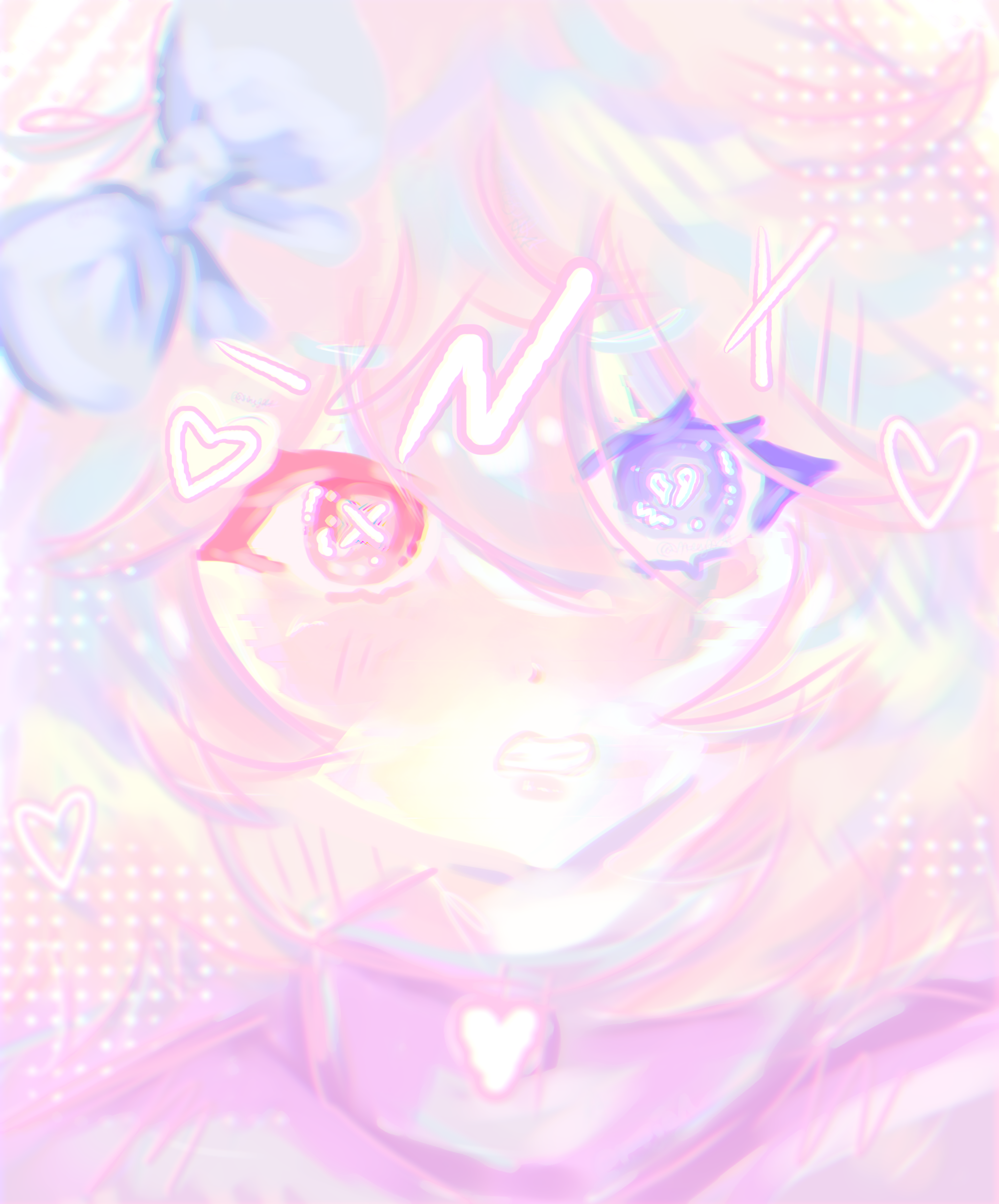 Bubble gum love 🌸 - ibisPaint
