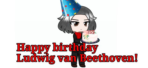 Happy 255th birthday Beethoven!