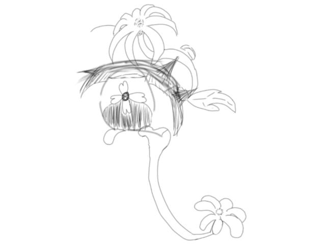 病んだ時の絵