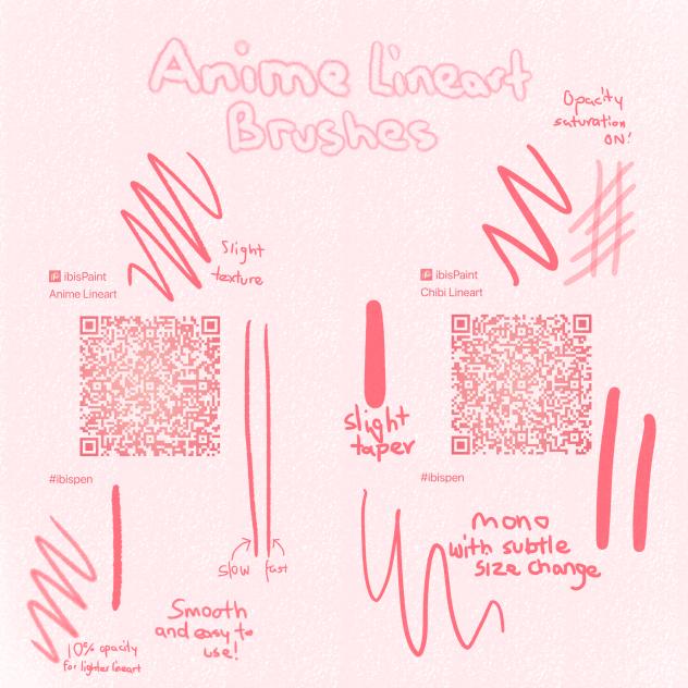 Anime Lineart Brushes