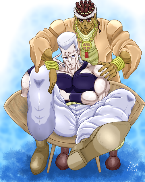 原作版　ジョジョの奇妙な冒険　第3部　アヴドゥルとポルナレフ9