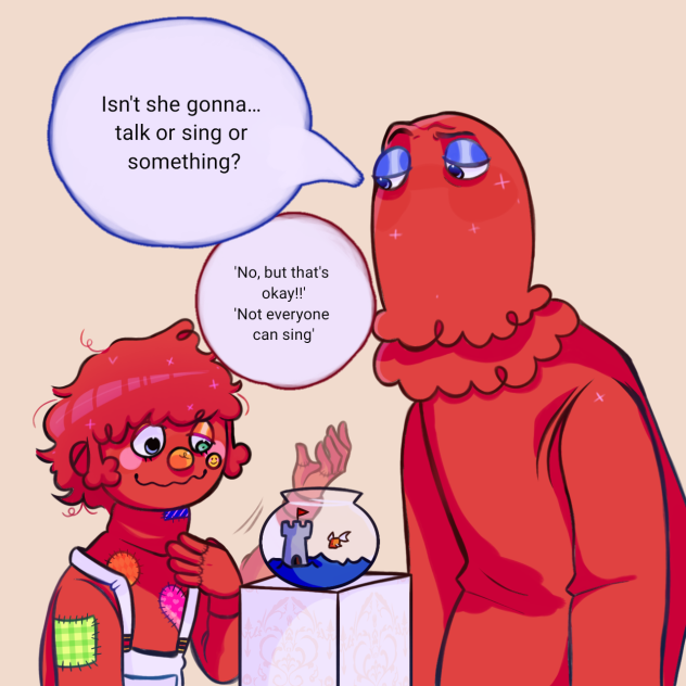 Draws you my dhmis oc