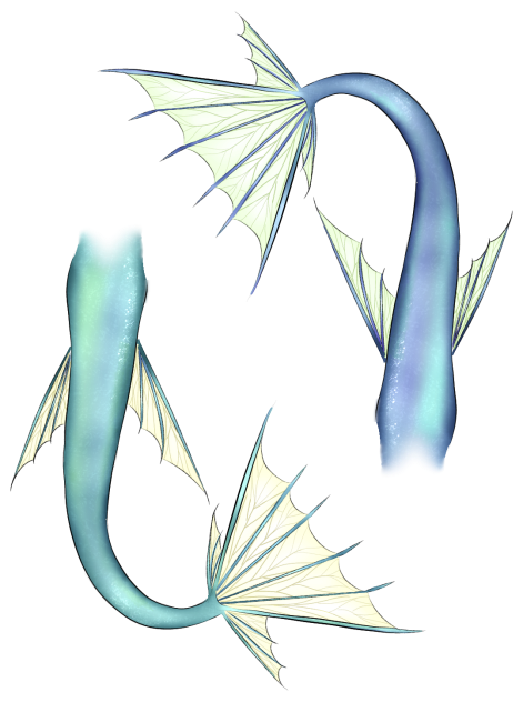Siren tails 💙 💚