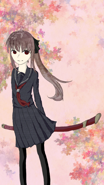 セーラー服と日本刀
