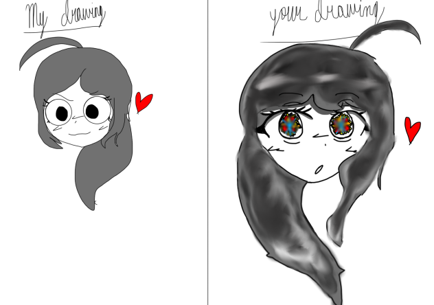 My drawing bs your drawing