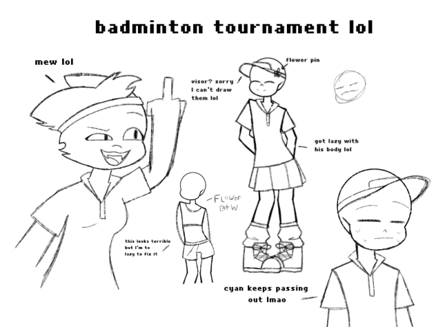 the badminton tournament