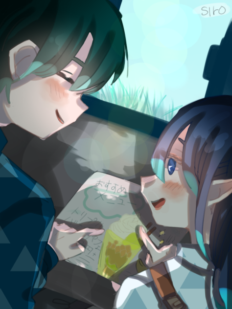 線画借りました！