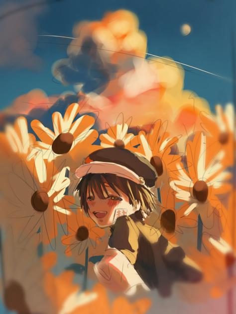 花子くんラフ