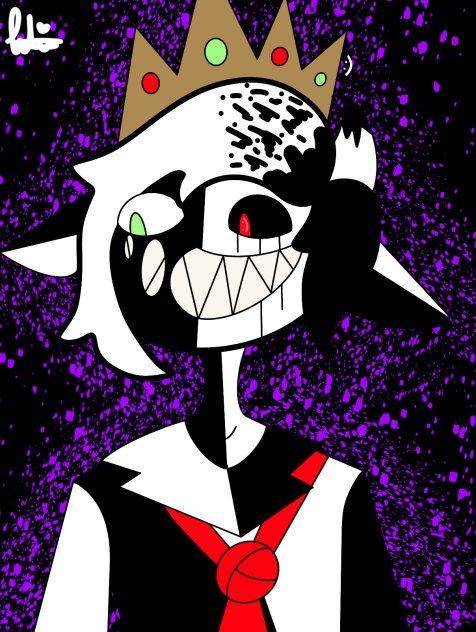 He is supposed to be happy not evil