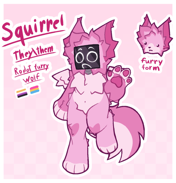 Squirrel ref sheet