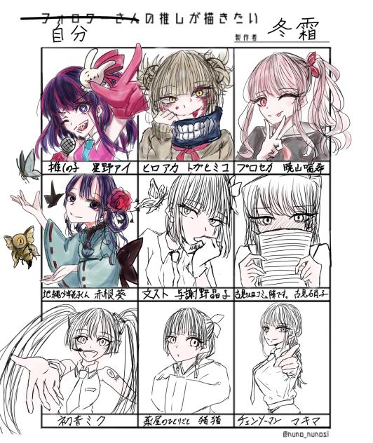 自分の推しが描きたい（女の子編）　塗り途中