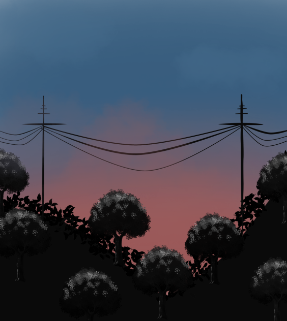 “It’s almost night…” - ibisPaint