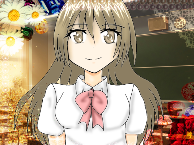 夕方の教室