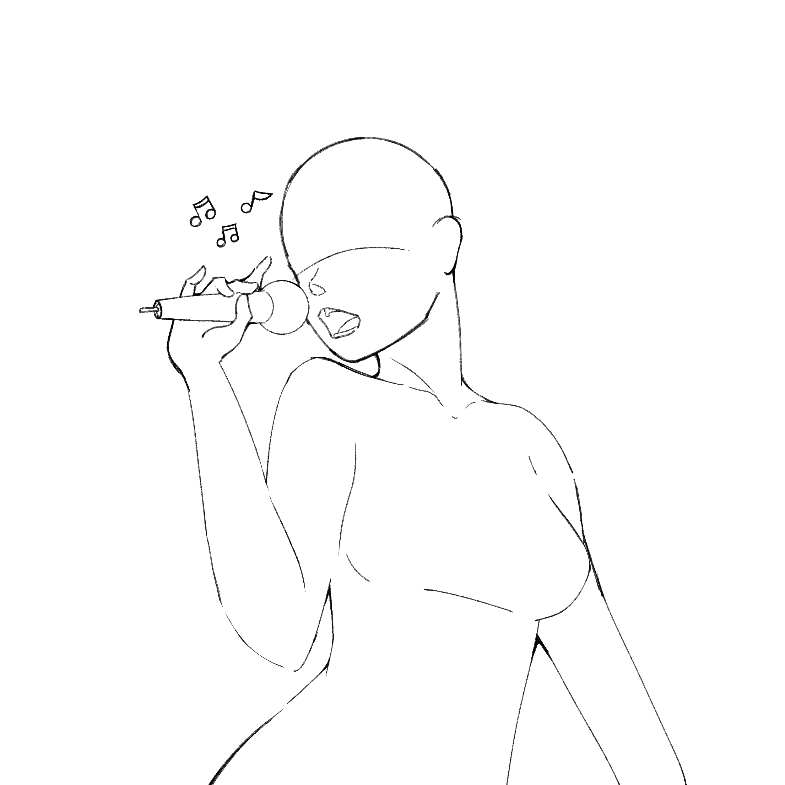 Singing Karaoke - ibisPaint