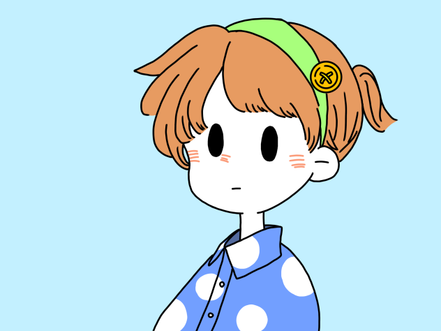 水玉シャツ