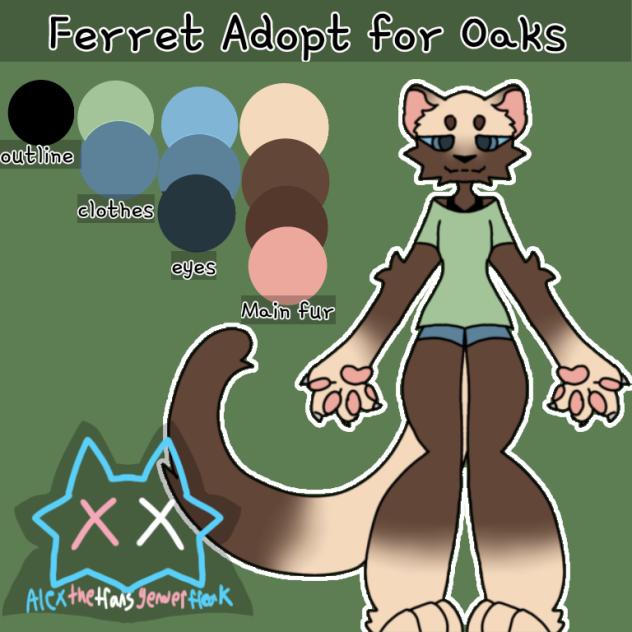 Ferret adopt for Oaks