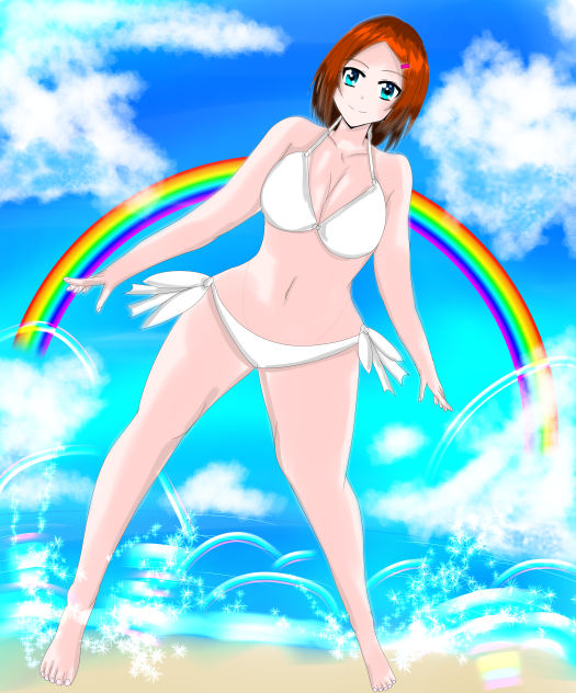 暑い夏に