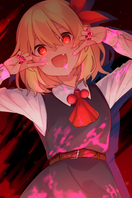 塗らせていただきました ルーミア
