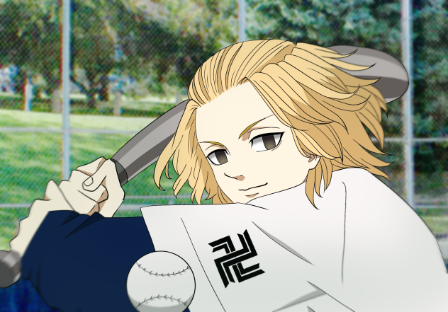 マイキーにも野球をさせてみた