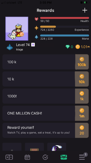 1 mil gained