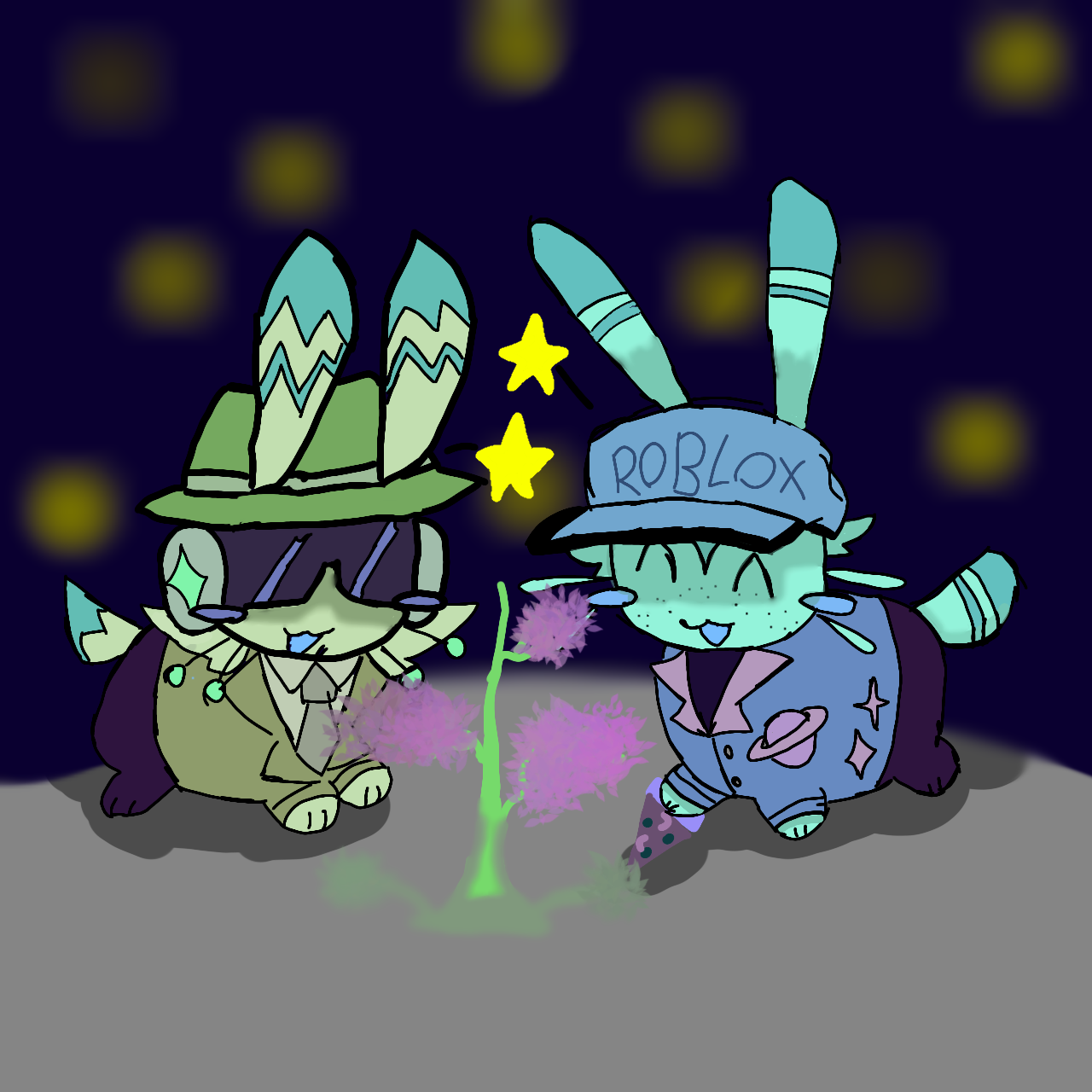 Elliot and chance alien - ibisPaint