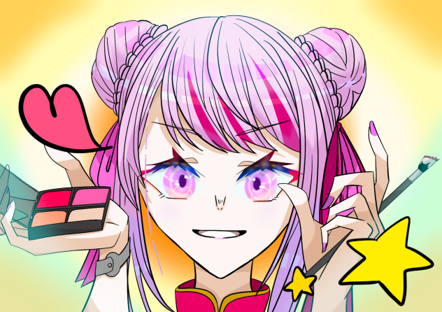 田中ヒメ!メイク完了!