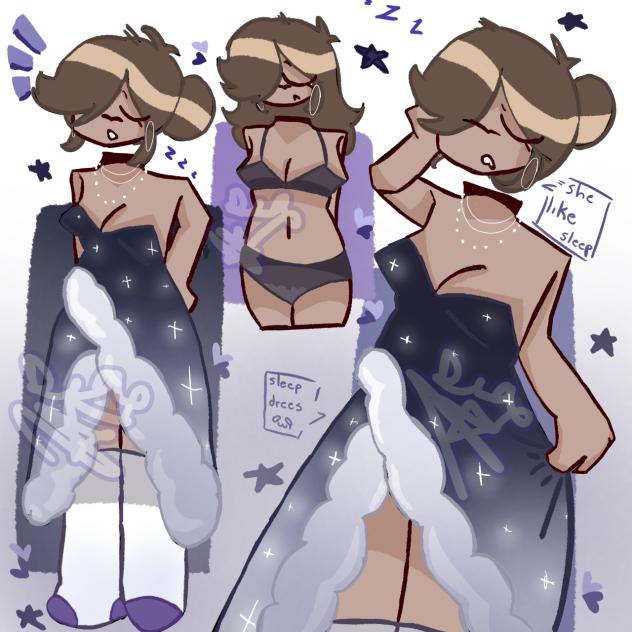 SLEEPING DREES IS CUTE☁️✨
