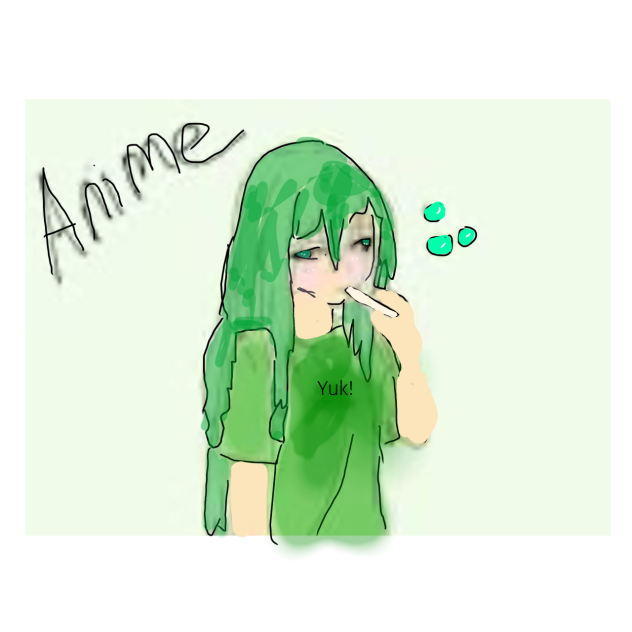 My first attempt of anime - ibisPaint