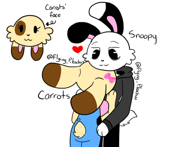 Forgotten oc’s Carrots & Snoopy