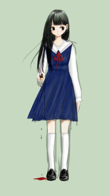 制服の女の子