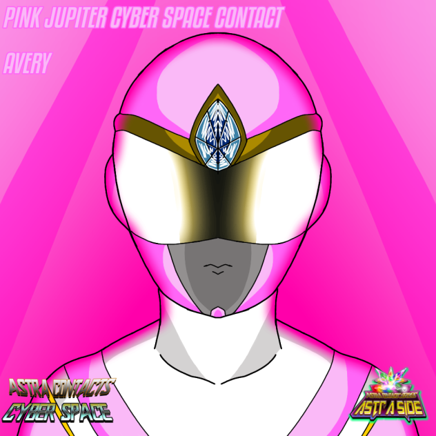 Avery Pink Jupiter Cyber Space Contact
