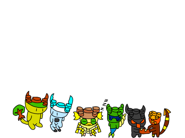 common element colossals but chibi