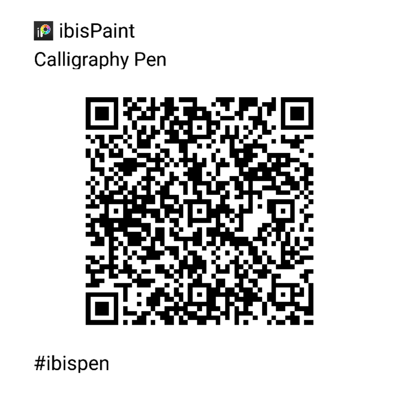 Calligraphy Pen - ibisPaint