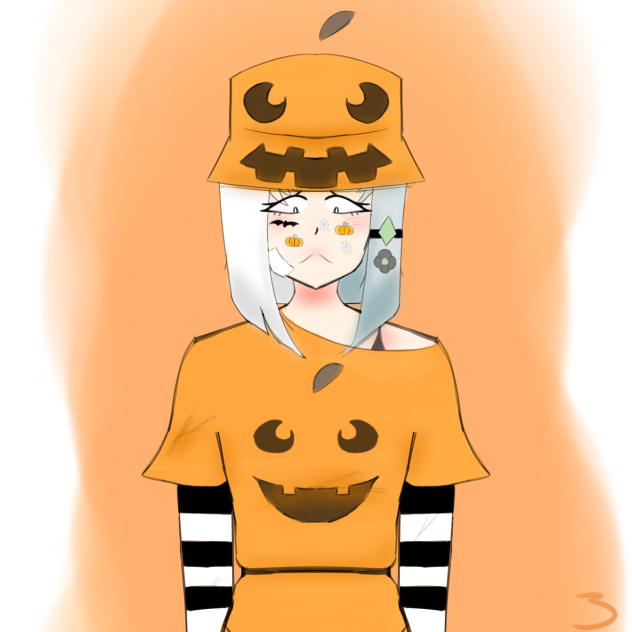 Pumpkin girl 🎃 - ibisPaint