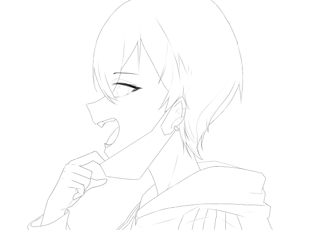 ヴァンパイア《線画》