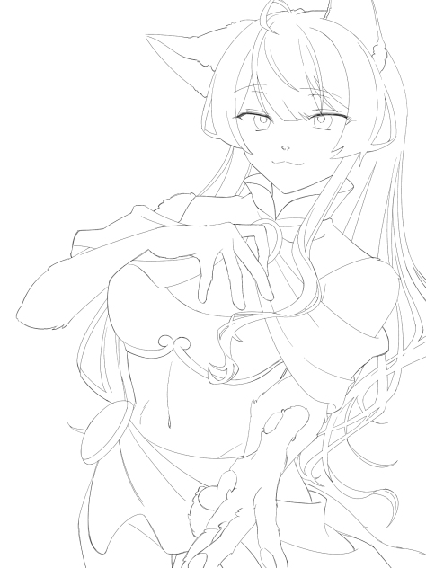 線画30