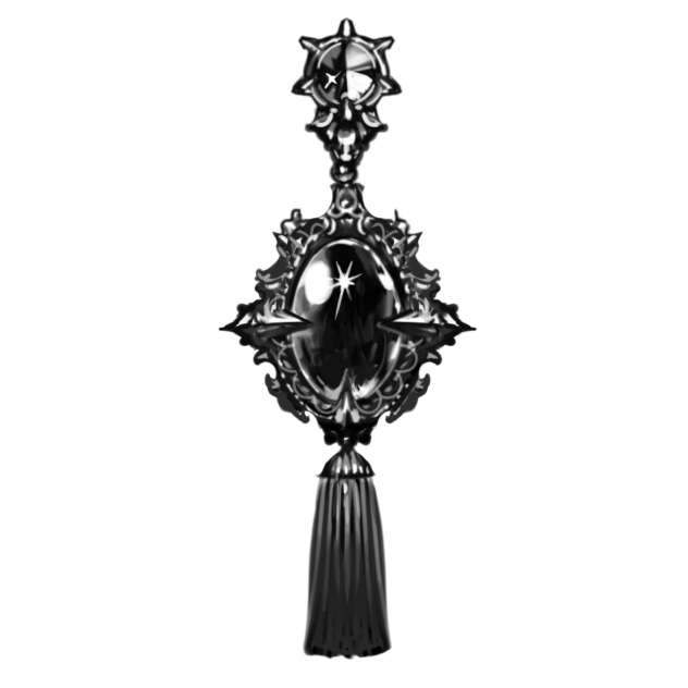 Earing Black Jewel